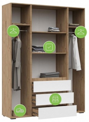 Шкаф платяной Элла в Тарко-Сале - tarko-sale.ok-mebel.com | фото 4