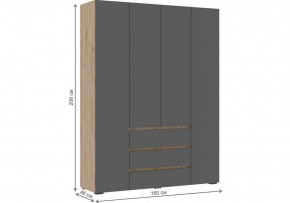 Шкаф платяной Элла в Тарко-Сале - tarko-sale.ok-mebel.com | фото 3