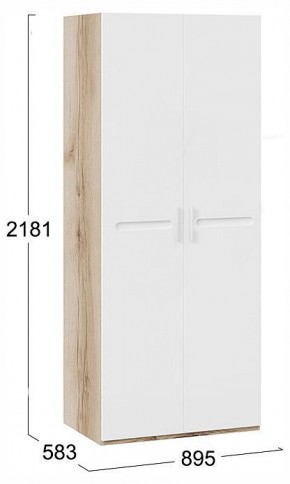 Шкаф платяной Фьюжн ТД-260.07.02 в Тарко-Сале - tarko-sale.ok-mebel.com | фото 4