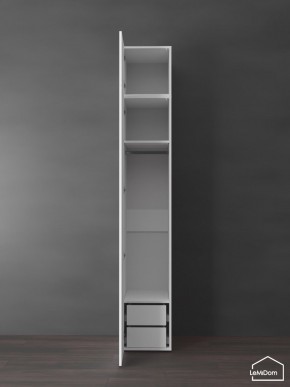 Шкаф с антресолью Linnea MHR-1POA-3 2450х400х510 (Белый-М 11.1.2) в Тарко-Сале - tarko-sale.ok-mebel.com | фото 5