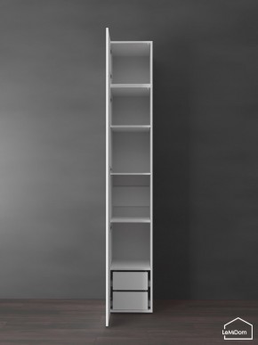 Шкаф с антресолью Linnea MHR-1POA-4 2450х400х510 (Белый-М 11.1.2) в Тарко-Сале - tarko-sale.ok-mebel.com | фото 6