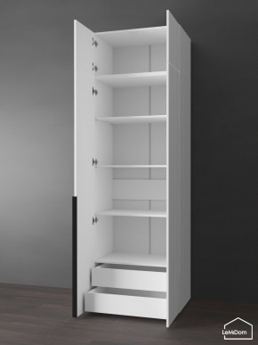Шкаф с антресолью Linnea MHR-2A-4 2450х800х510 (Белый-М 11.1.2) в Тарко-Сале - tarko-sale.ok-mebel.com | фото 5