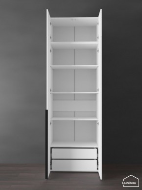 Шкаф с антресолью Linnea MHR-2A-4 2450х800х510 (Белый-М 11.1.2) в Тарко-Сале - tarko-sale.ok-mebel.com | фото 6