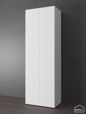 Шкаф с антресолью Linnea MHR-2POA-3 2450х800х510 (Белый-М 11.1.1) в Тарко-Сале - tarko-sale.ok-mebel.com | фото