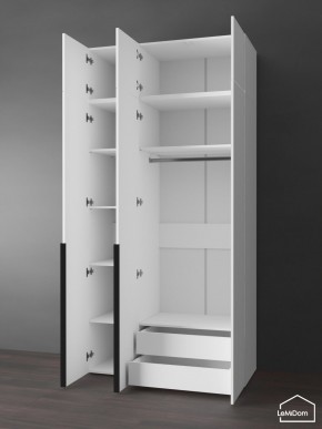 Шкаф с антресолью Linnea MHR-3A-2 2450х1200х510 (Белый-М 11.1.1) в Тарко-Сале - tarko-sale.ok-mebel.com | фото 5
