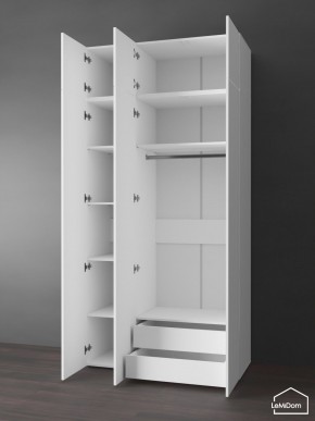 Шкаф с антресолью Linnea MHR-3POA-2 2450х1200х510 (Белый-М 11.1.2) в Тарко-Сале - tarko-sale.ok-mebel.com | фото 5