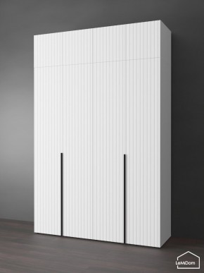 Шкаф с антресолью Linnea MHR-4A-1 2450х1600х510 (Белый-М 11.1.2) в Тарко-Сале - tarko-sale.ok-mebel.com | фото