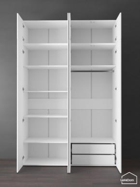 Шкаф с антресолью Linnea MHR-4POA-2 2450х1600х510 (Белый-М 11.1.2) в Тарко-Сале - tarko-sale.ok-mebel.com | фото 5