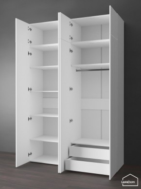 Шкаф с антресолью Linnea MHR-4POA-2 2450х1600х510 (Белый-М 11.1.2) в Тарко-Сале - tarko-sale.ok-mebel.com | фото 6