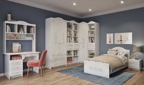 KI-KI СД450.1 Стеллаж 450 с ящ (белый/белое дерево) в Тарко-Сале - tarko-sale.ok-mebel.com | фото 5