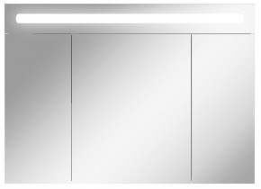 Шкаф-зеркало Аврора 100 с подсветкой LED Домино (DV8012HZ) в Тарко-Сале - tarko-sale.ok-mebel.com | фото