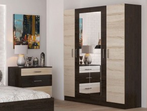Спальный гарнитур Леси + 4-х створчатый шкаф в Тарко-Сале - tarko-sale.ok-mebel.com | фото 4
