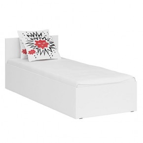 Стандарт Кровать 0800, цвет белый, ШхГхВ 83,5х203,5х70 см., сп.м. 800х2000 мм., без матраса, основание есть в Тарко-Сале - tarko-sale.ok-mebel.com | фото