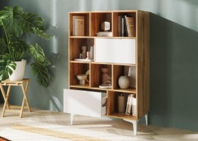 Стеллаж Арбат (белый) в Тарко-Сале - tarko-sale.ok-mebel.com | фото 3