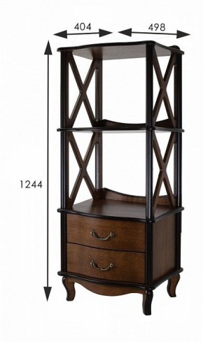 Стеллаж комбинированный Джульетта Л в Тарко-Сале - tarko-sale.ok-mebel.com | фото 4