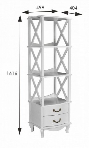 Стеллаж комбинированный Джульетта Л в Тарко-Сале - tarko-sale.ok-mebel.com | фото 4