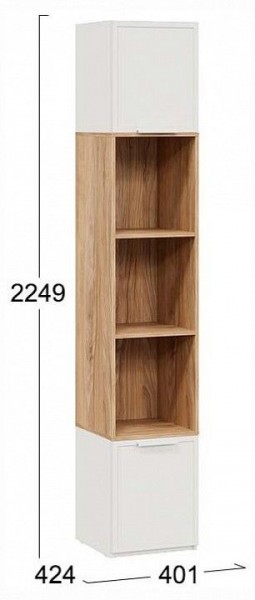 Стеллаж комбинированный Стелла в Тарко-Сале - tarko-sale.ok-mebel.com | фото 4