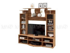 Стенка Виста (Белый глянец/Дуб крафт) в Тарко-Сале - tarko-sale.ok-mebel.com | фото 2