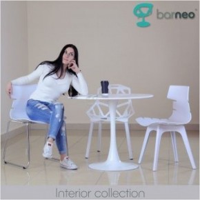 Стол Barneo T-3 Tulip style (RAL9003 белый, D100) в Тарко-Сале - tarko-sale.ok-mebel.com | фото 6