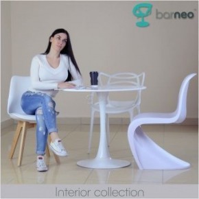 Стол Barneo T-3 Tulip style (RAL9003 белый, D80) в Тарко-Сале - tarko-sale.ok-mebel.com | фото 5