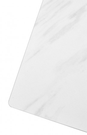 Стол FONDI 180 MARBLES KL-99 Белый мрамор матовый, итальянская керамика/ черный каркас, ®DISAUR в Тарко-Сале - tarko-sale.ok-mebel.com | фото 6