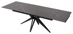 Стол FORIO 160 MATT BLACK MARBLE SOLID CERAMIC / BLACK, ®DISAUR в Тарко-Сале - tarko-sale.ok-mebel.com | фото 5