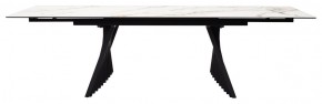 Стол IVAR 180 MARBLES KL-188 Контрастный мрамор, итальянская керамика, ®DISAUR в Тарко-Сале - tarko-sale.ok-mebel.com | фото 2