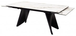 Стол IVAR 180 MARBLES KL-188 Контрастный мрамор, итальянская керамика, ®DISAUR в Тарко-Сале - tarko-sale.ok-mebel.com | фото 7