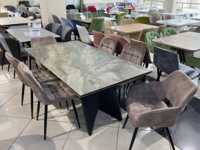 Стол IVAR 180 MARBLES KL-80 Серый мрамор, итальянская керамика, ®DISAUR в Тарко-Сале - tarko-sale.ok-mebel.com | фото 11