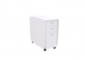 Стол книжка с ящиками (1-6702бел) Белый в Тарко-Сале - tarko-sale.ok-mebel.com | фото 4