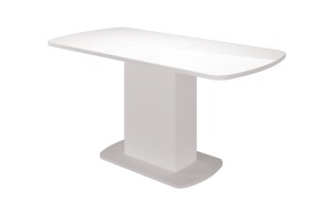 Стол обеденный Соренто 2 раздвижной (Белый) в Тарко-Сале - tarko-sale.ok-mebel.com | фото