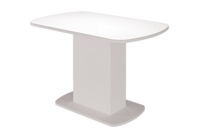 Стол обеденный Соренто (Белый глянец) в Тарко-Сале - tarko-sale.ok-mebel.com | фото 2