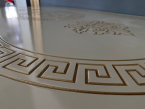 Стол овальный раскладной Милан (лапа-ножки) в Тарко-Сале - tarko-sale.ok-mebel.com | фото 3