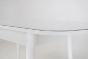Стол раскладной со стеклом (опоры массив цилиндрический) "Хоста" в Тарко-Сале - tarko-sale.ok-mebel.com | фото 6