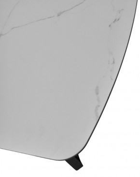 Стол RASMUS 160 TL-45 Белый мрамор, испанская керамика / черный каркас, ®DISAUR в Тарко-Сале - tarko-sale.ok-mebel.com | фото 6