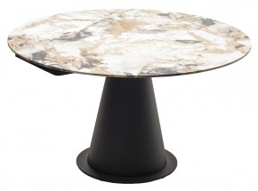 Стол TERAMO 135 GLOSS GRAND JADE SOLID CERAMIC, керамика, поворотн.механизм / Черный каркас, ®DISAUR в Тарко-Сале - tarko-sale.ok-mebel.com | фото 15