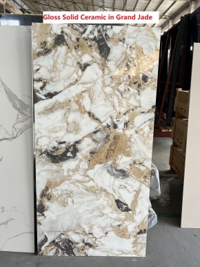 Стол TERAMO 135 GLOSS GRAND JADE SOLID CERAMIC, керамика, поворотн.механизм / Черный каркас, ®DISAUR в Тарко-Сале - tarko-sale.ok-mebel.com | фото 7