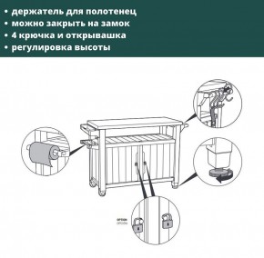Столик для барбекю 207 Л (Unity XL 207L) в Тарко-Сале - tarko-sale.ok-mebel.com | фото 8