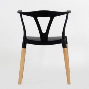 Стул Barneo N-218 Wishbone интерьерный кухонный черный в Тарко-Сале - tarko-sale.ok-mebel.com | фото 2