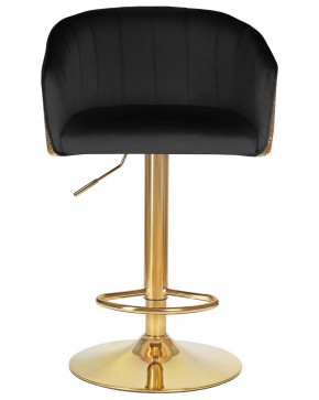 Стул барный DOBRIN DARCY GOLD SHINY, черный велюр с золотыми пайетками в Тарко-Сале - tarko-sale.ok-mebel.com | фото 6