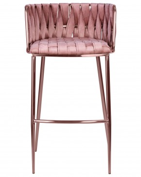 Стул барный DOBRIN EMMA ROSE GOLD, розовый велюр (VF-10) в Тарко-Сале - tarko-sale.ok-mebel.com | фото 6