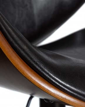 Стул барный DOBRIN JACK BLACK, цвет черный глянец PU ABD 002 в Тарко-Сале - tarko-sale.ok-mebel.com | фото 9