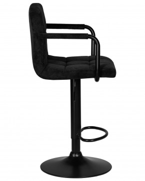 Стул барный DOBRIN KRUGER ARM BLACK, черный вельвет (LAR-E2041-52) в Тарко-Сале - tarko-sale.ok-mebel.com | фото 3