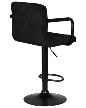 Стул барный DOBRIN KRUGER ARM BLACK, черный вельвет (LAR-E2041-52) в Тарко-Сале - tarko-sale.ok-mebel.com | фото 4