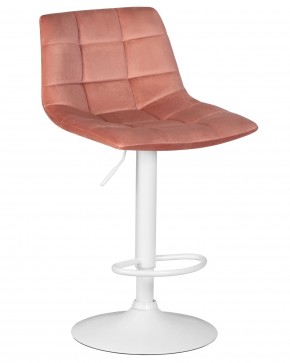Стул барный DOBRIN TAILOR WHITE, пудрово-розовый велюр (MJ9-32) в Тарко-Сале - tarko-sale.ok-mebel.com | фото