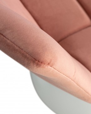 Стул барный DOBRIN TAILOR WHITE, пудрово-розовый велюр (MJ9-32) в Тарко-Сале - tarko-sale.ok-mebel.com | фото 7