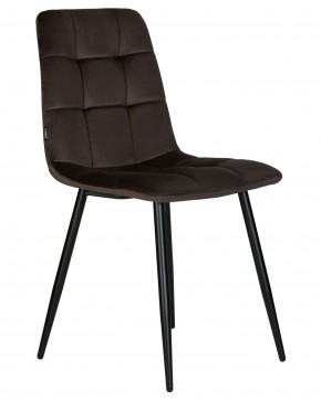 Стул обеденный DOBRIN CHILLY, Эспрессо Holland 74, основание черное в Тарко-Сале - tarko-sale.ok-mebel.com | фото 3