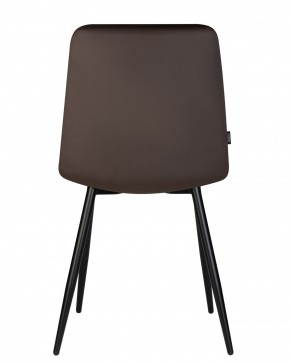 Стул обеденный DOBRIN CHILLY, Эспрессо Holland 74, основание черное в Тарко-Сале - tarko-sale.ok-mebel.com | фото 6