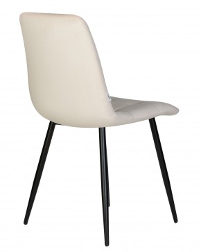 Стул обеденный DOBRIN CHILLY, Кремовый Holland 05, основание черное в Тарко-Сале - tarko-sale.ok-mebel.com | фото 5