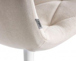 Стул обеденный DOBRIN CHILLY ROMBO, Бежевый Simple 44, основание белое в Тарко-Сале - tarko-sale.ok-mebel.com | фото 10